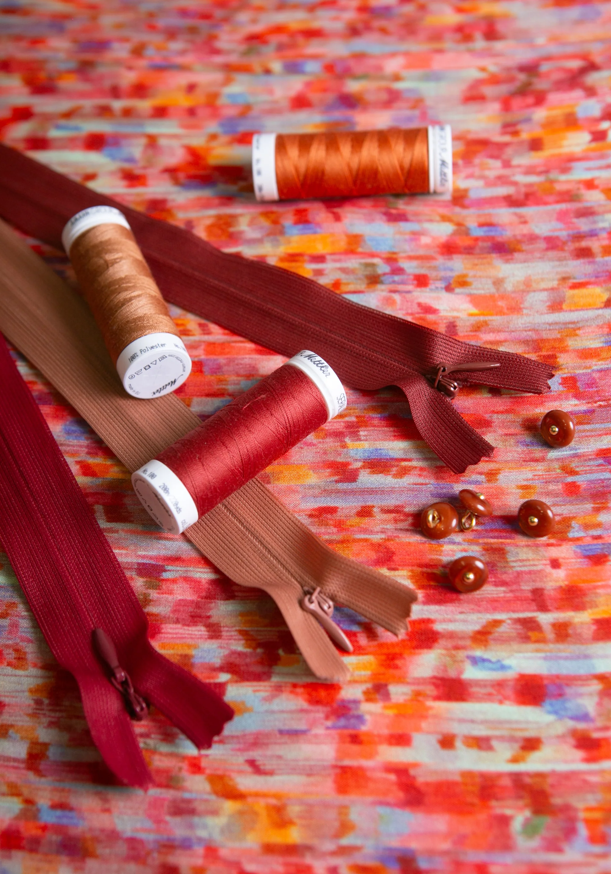 Tissu popeline de viscose imprimée Fever - Plusieurs coloris - Image 21