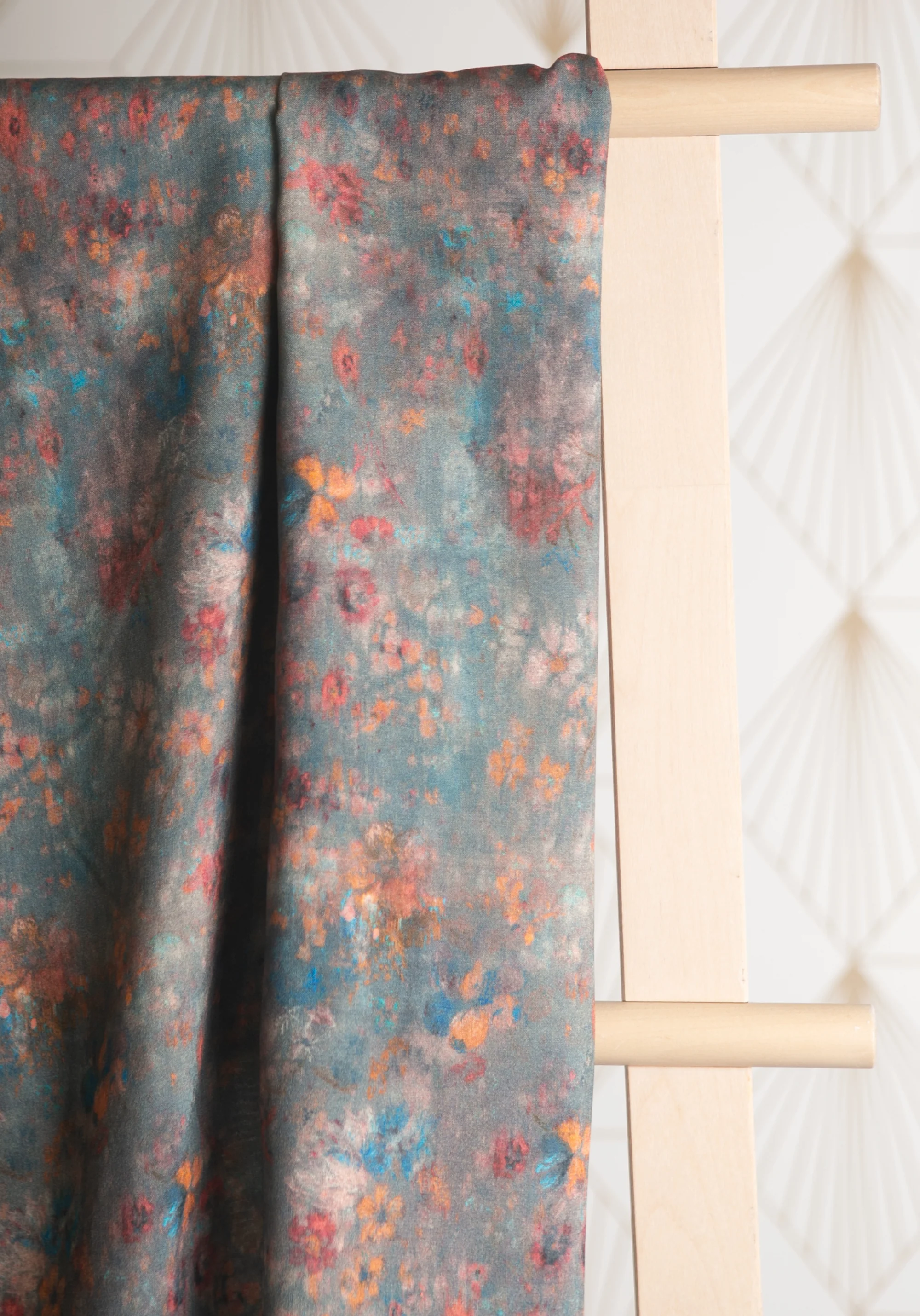 Tissu popeline de viscose imprimée Ghost Flower - Plusieurs coloris - Image 12