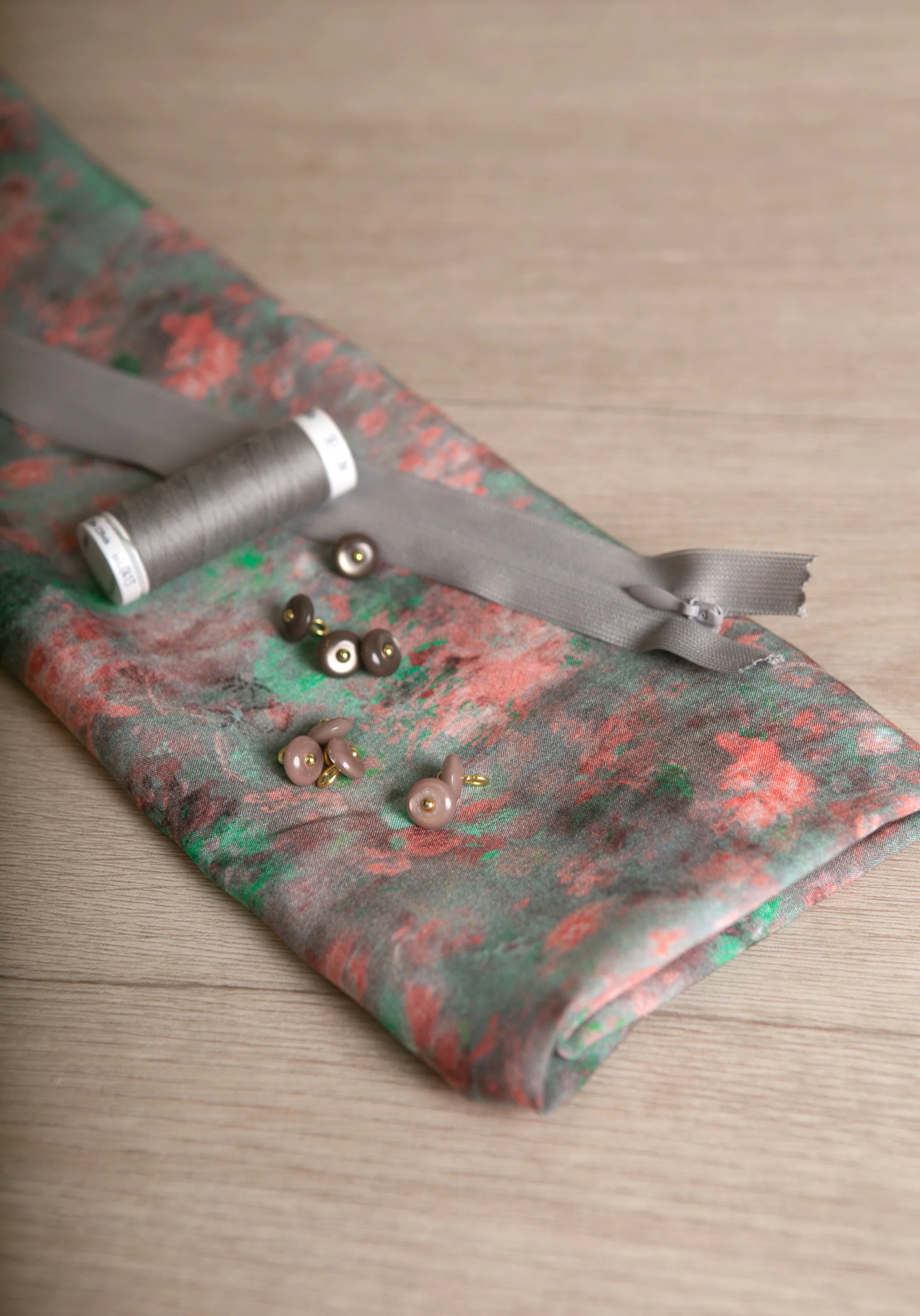Tissu popeline de viscose imprimée Ghost Flower - Plusieurs coloris - Image 15