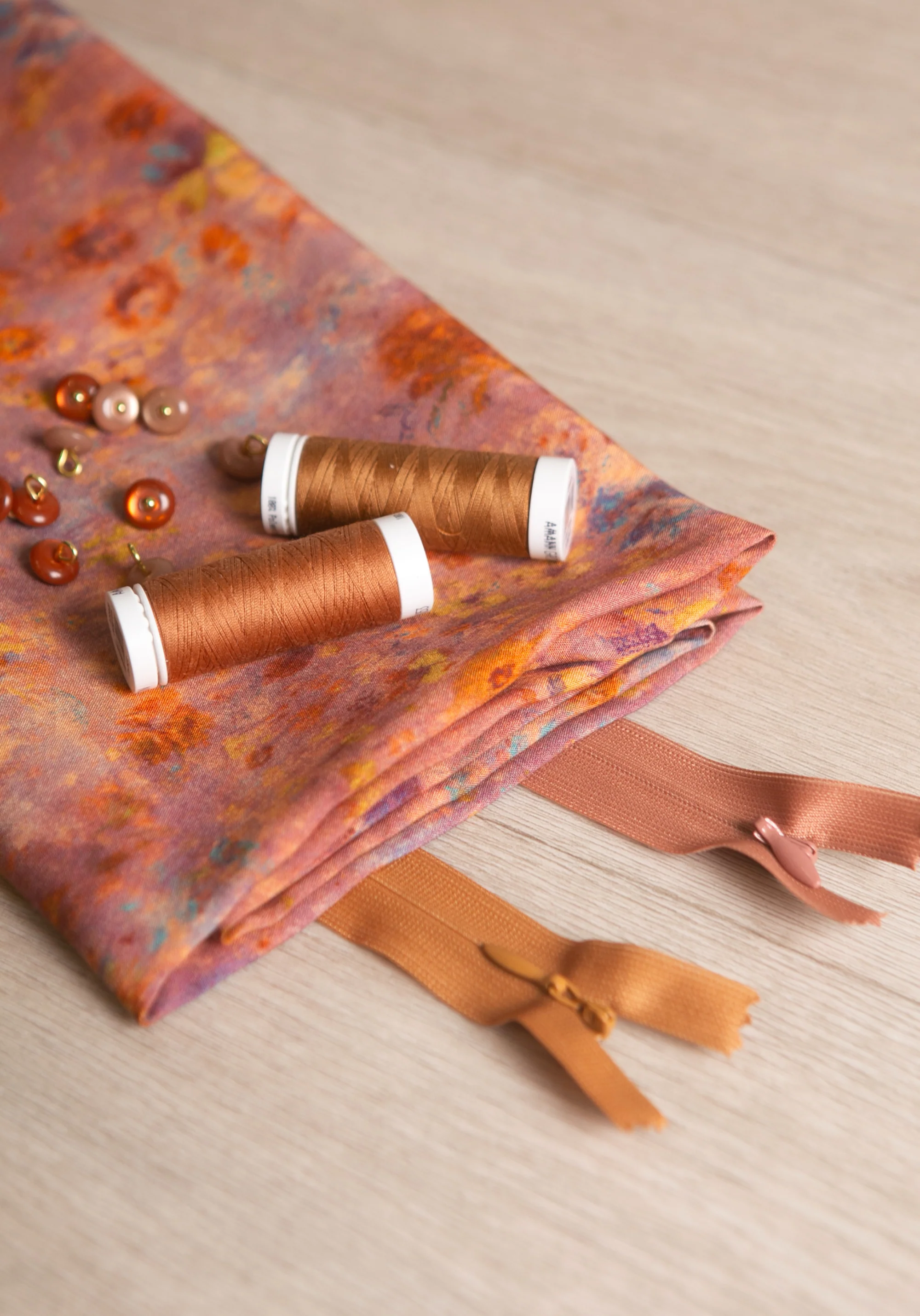 Tissu popeline de viscose imprimée Ghost Flower - Plusieurs coloris - Image 23