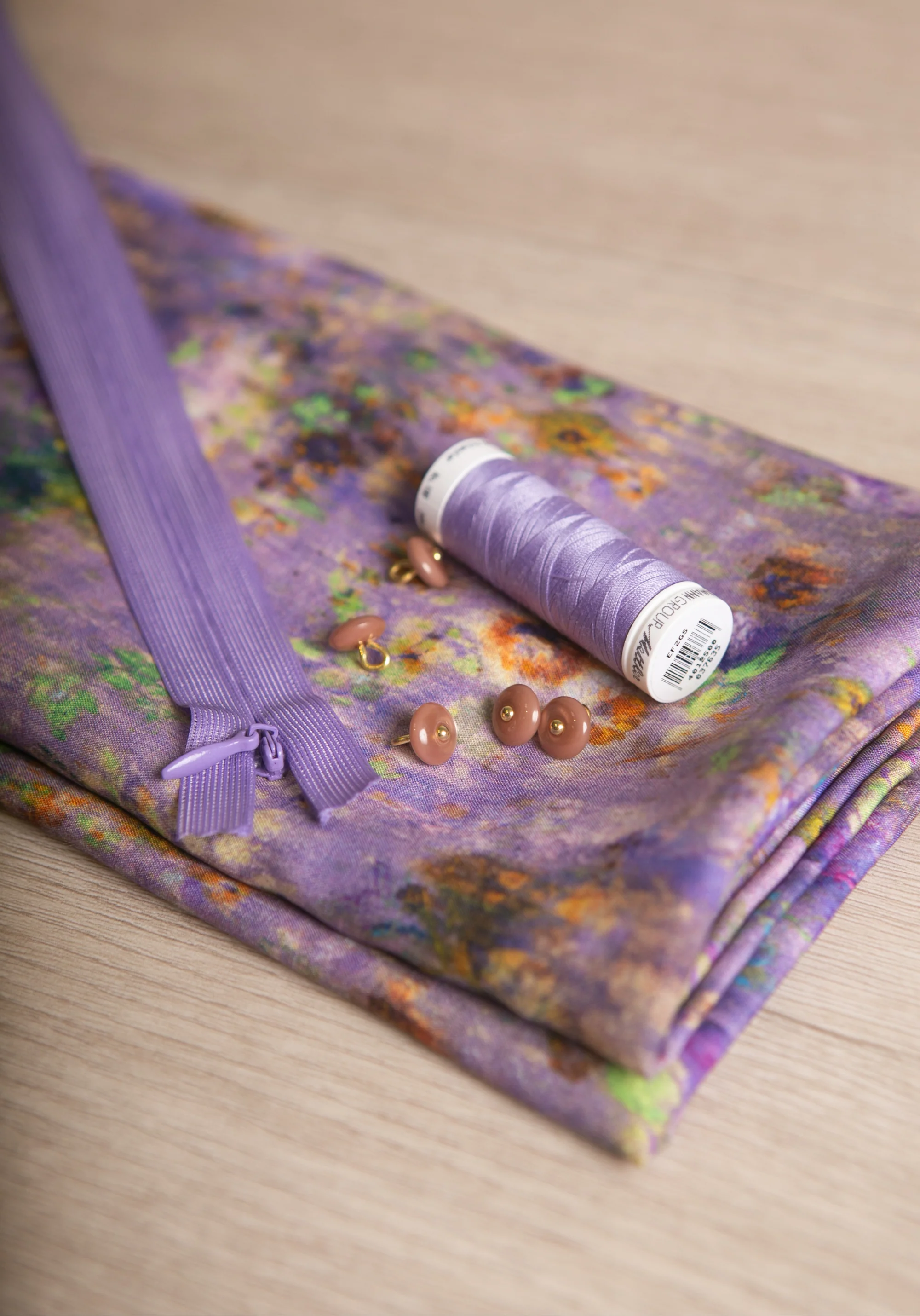 Tissu popeline de viscose imprimée Ghost Flower - Plusieurs coloris - Image 37