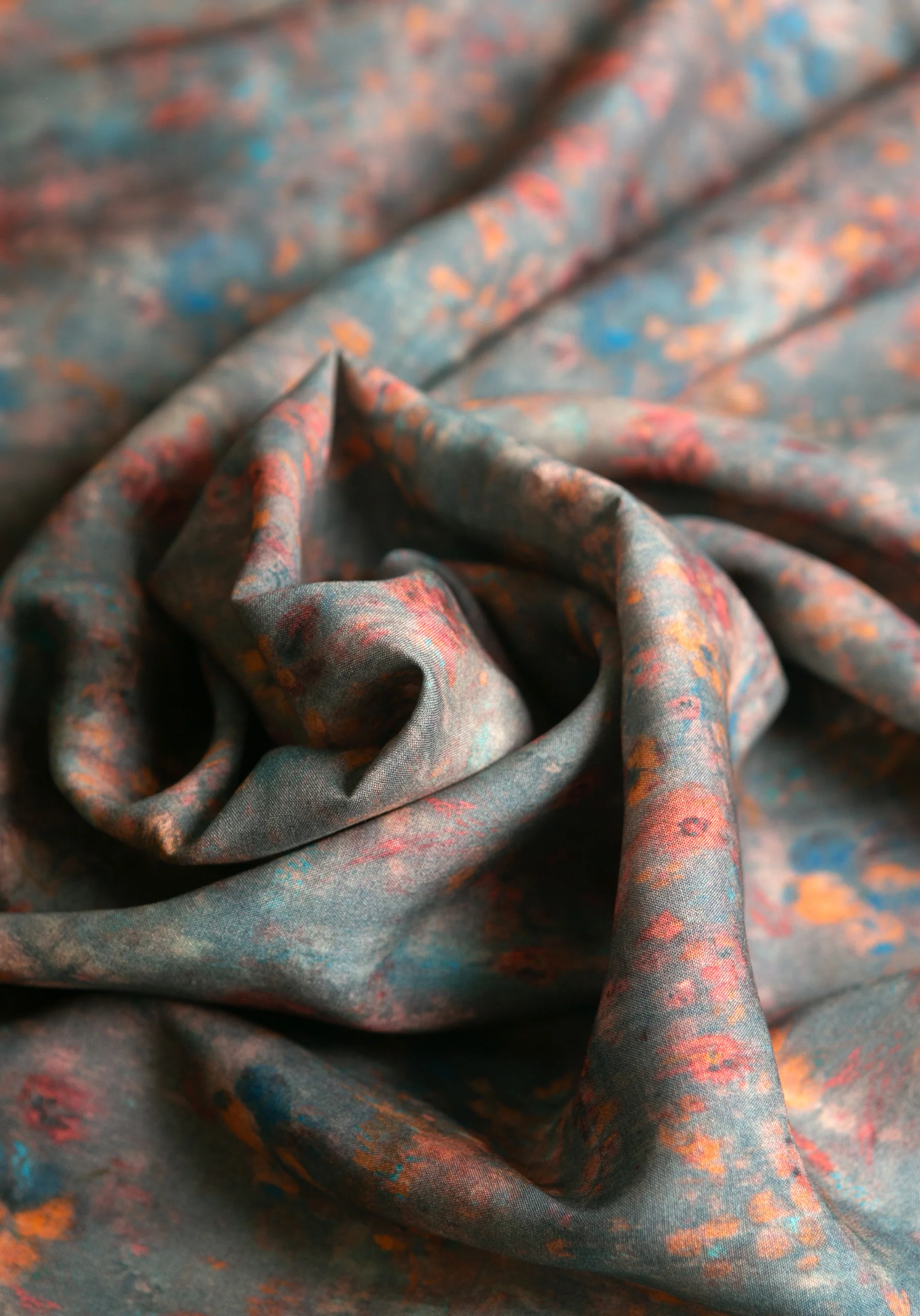 Tissu popeline de viscose imprimée Ghost Flower - Plusieurs coloris - Image 7