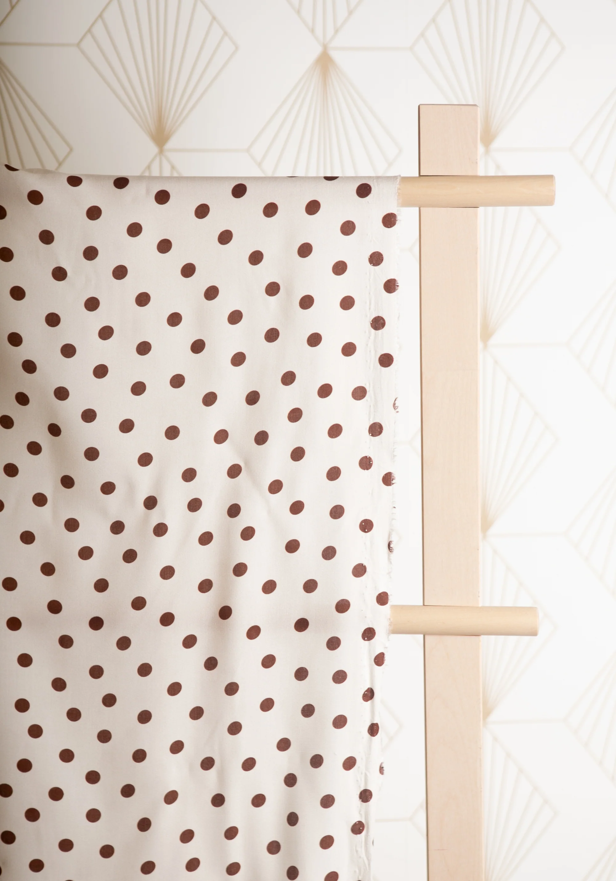 Tissu popeline de viscose imprimée Lunares - Plusieurs coloris - Image 13