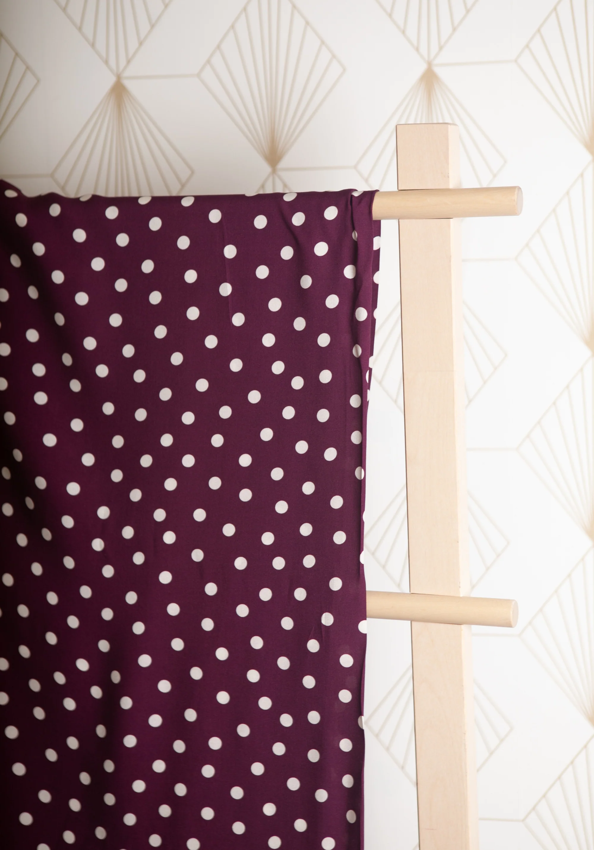 Tissu popeline de viscose imprimée Lunares - Plusieurs coloris - Image 16