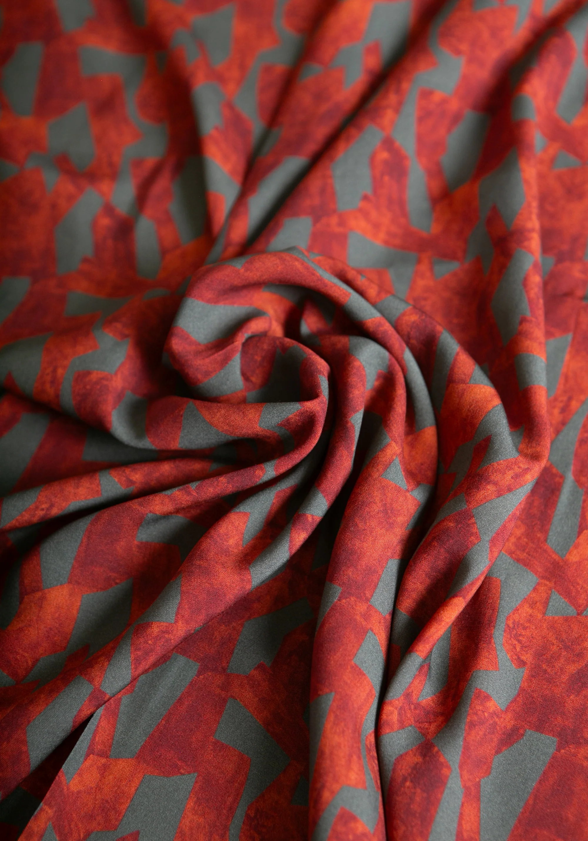 Tissu popeline de viscose imprimée Pietra - Plusieurs coloris - Image 18