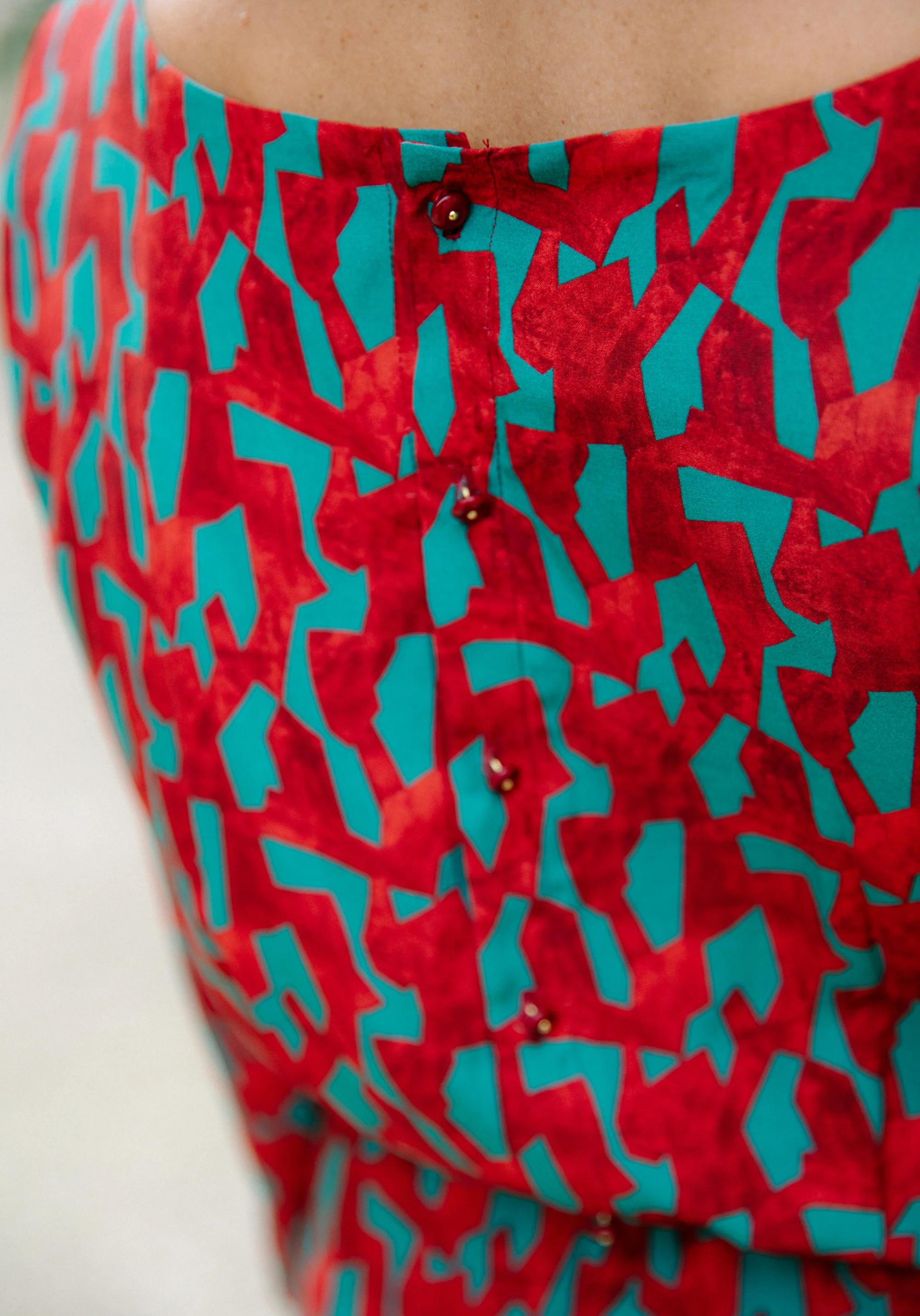 Tissu popeline de viscose imprimée Pietra - Plusieurs coloris - Image 20