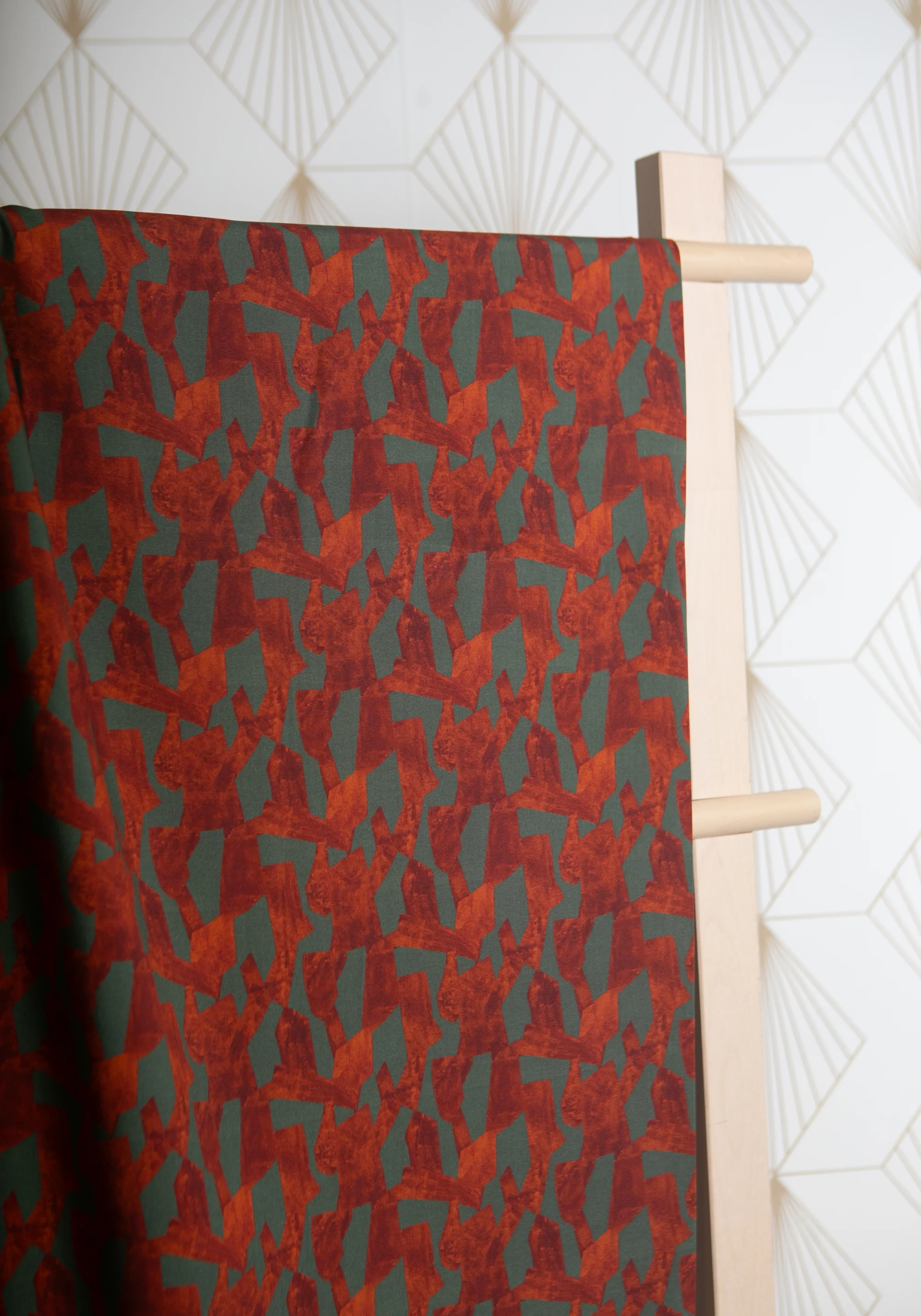 Tissu popeline de viscose imprimée Pietra - Plusieurs coloris - Image 26