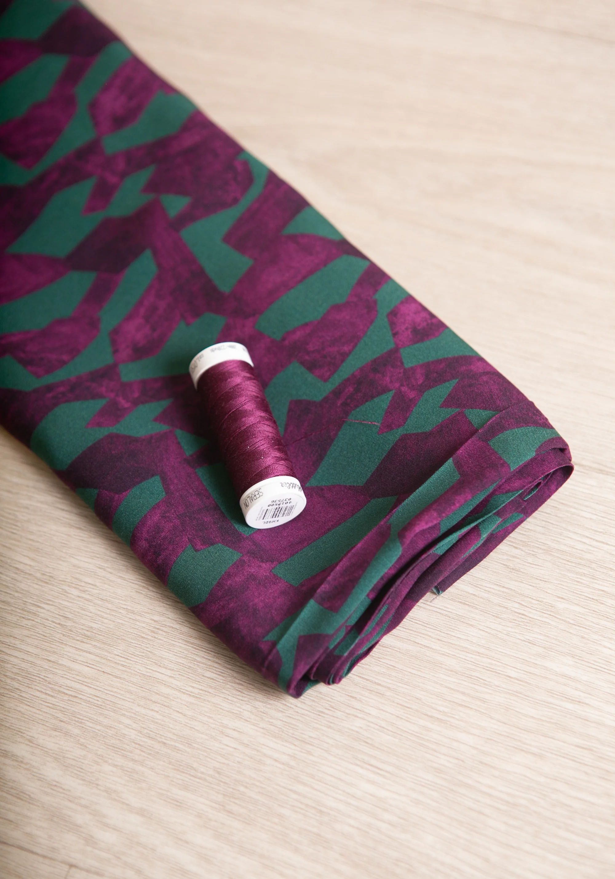 Tissu popeline de viscose imprimée Pietra - Plusieurs coloris - Image 47