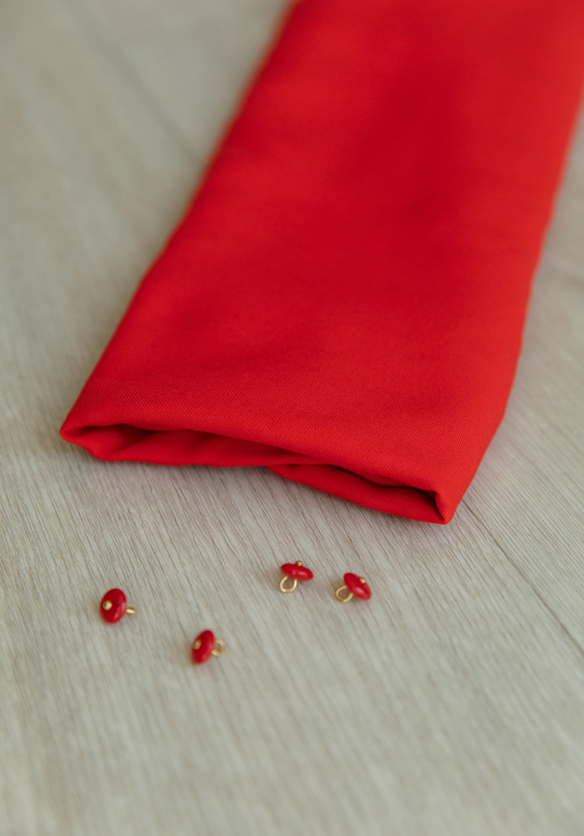 Tissu sergé de viscose uni - Plusieurs coloris - Image 37