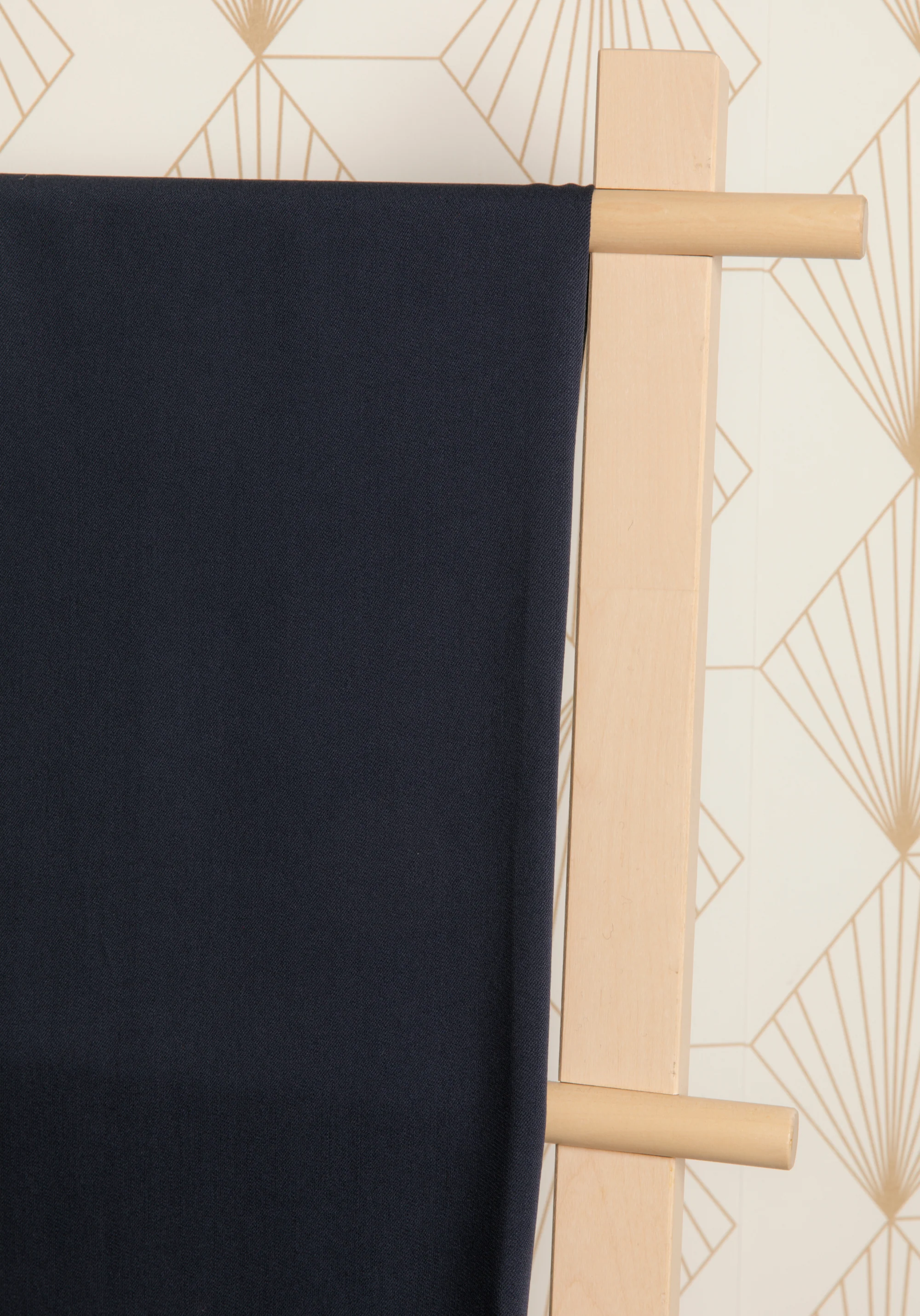 Tissu sergé de viscose uni - Plusieurs coloris - Image 42